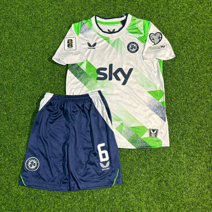 Jayson Molumby #6 Ireland Kids 2026 Home Green White Football Jersey