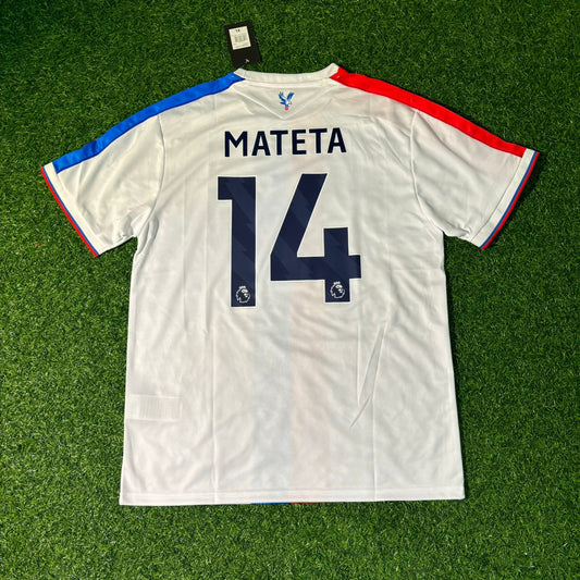 Jean-Philippe Mateta Crystal Palace 2025/26 Neues weißes Fußballtrikot