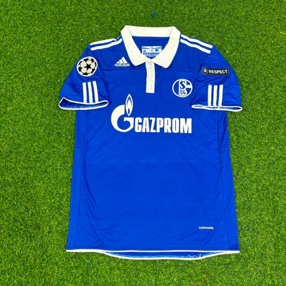 Jefferson Farfán 17- Schalke 04 Season 2010- 11 Retro Champions League Football Jersey Trikot Soccer Shirt
