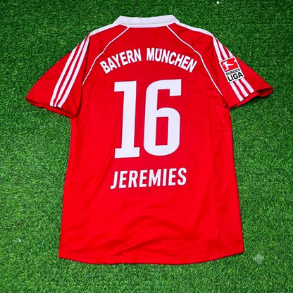 Jens Jeremies Bayern Munich 2005 06 Bundesliga Red Home Retro Football Jersey