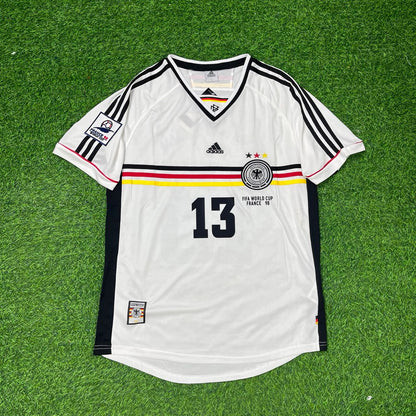 Jens Jeremies Deutschland 1998 Weltmeisterschaft Retro Fußballtrikot