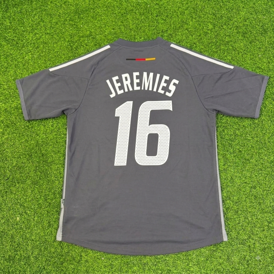 Jens Jeremies Germany 2002 World Cup Gray Special Retro Football Jersey