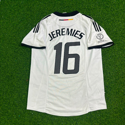 Jens Jeremies Germany Deutschland 2002 World Cup White Retro Football Jersey