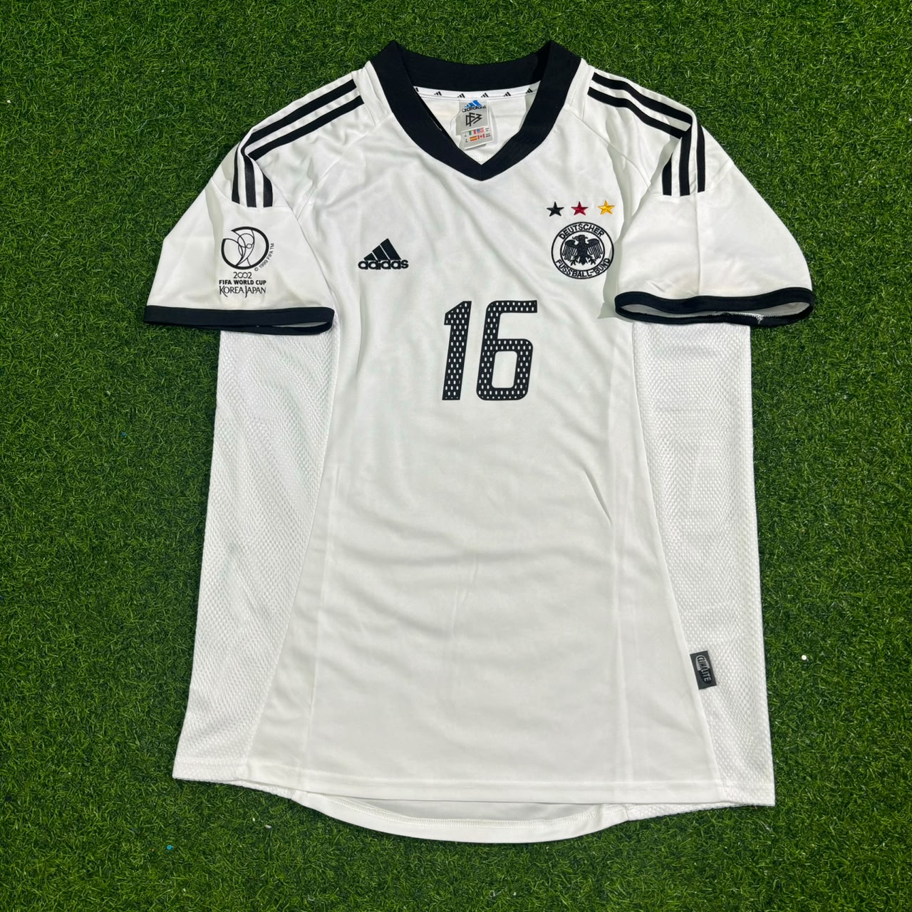 Jens Jeremies Germany Deutschland 2002 World Cup White Retro Football Jersey