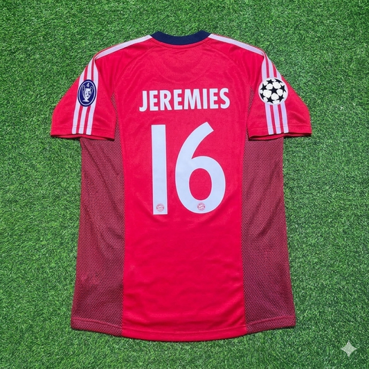 Jens Jeremies Bayern München 2002/2003 Season Home Red Retro Jersey
