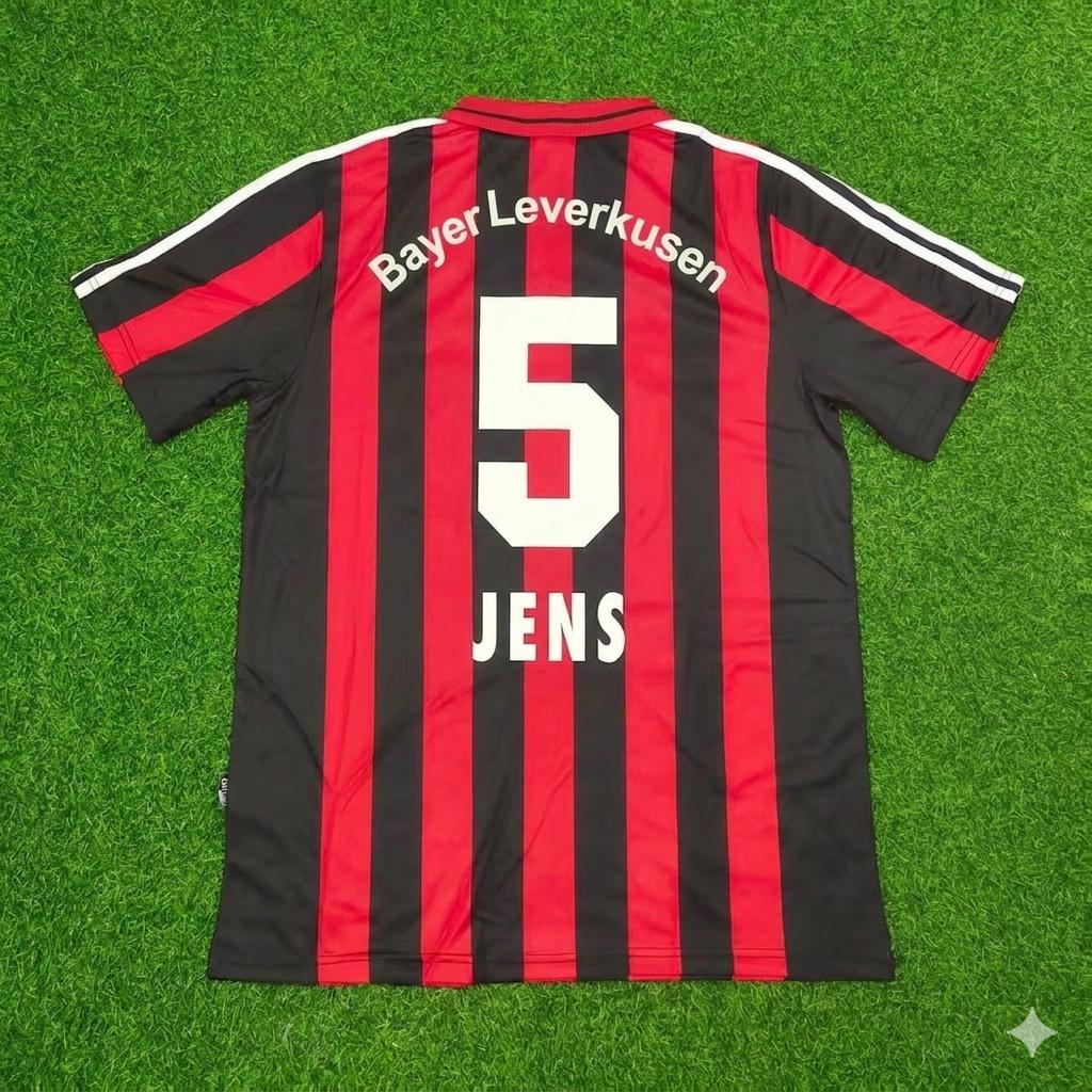 Jens Nowotny Bayer 04 Leverkusen 2001-2002 Maillot Domicile | Maillot Rétro | Maillot de Foot