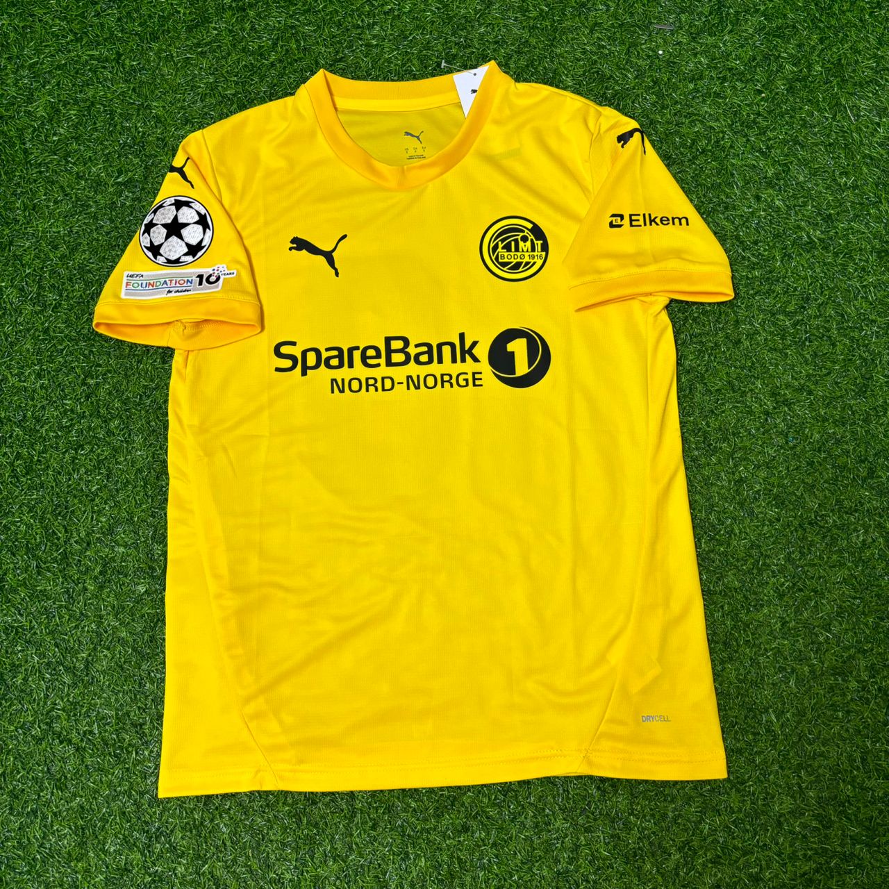 Jens Petter Hauge Bodø/Glimt 2026 Champions League New Season Yellow Football Jersey