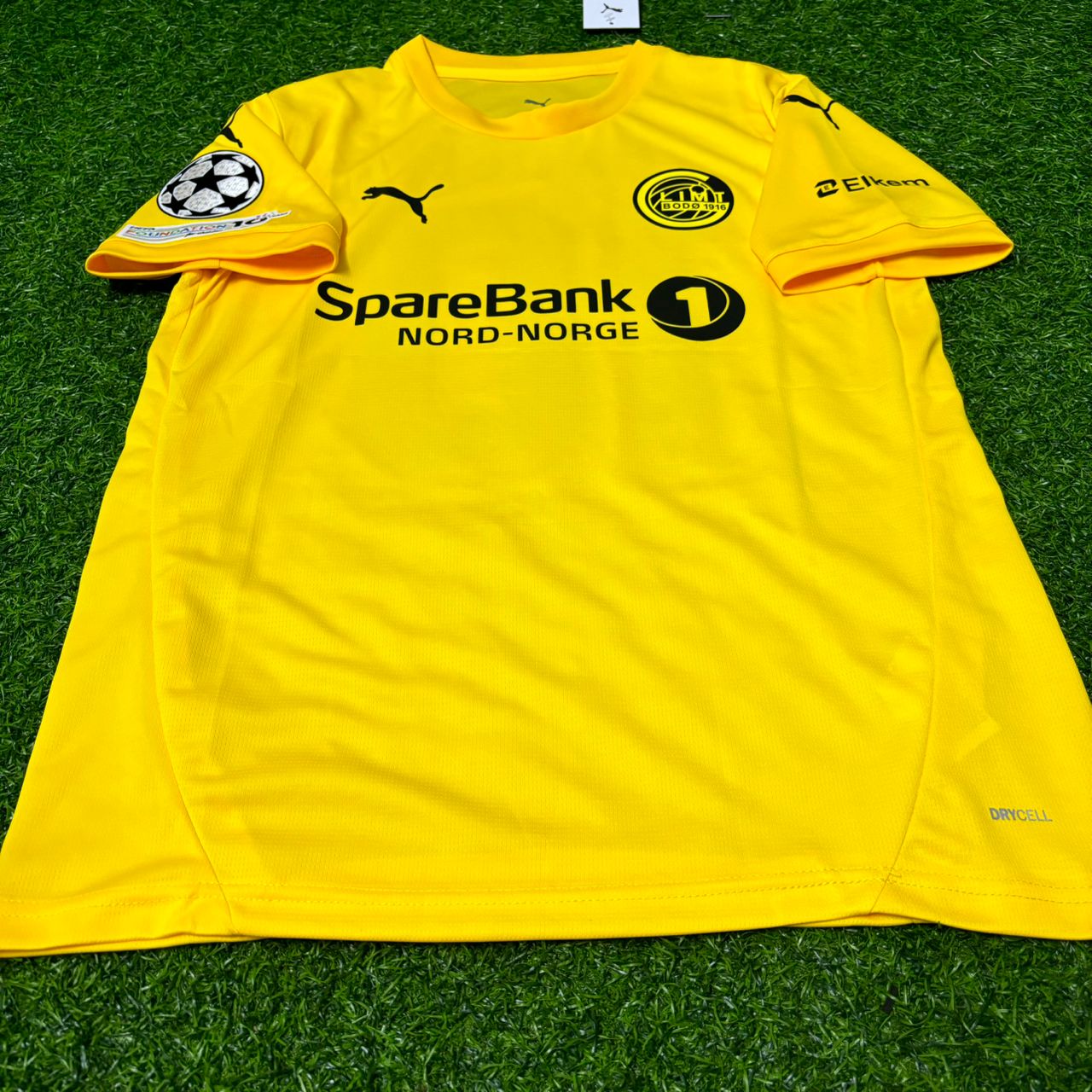 Jens Petter Hauge Bodø/Glimt 2026 Champions League New Season Yellow Football Jersey