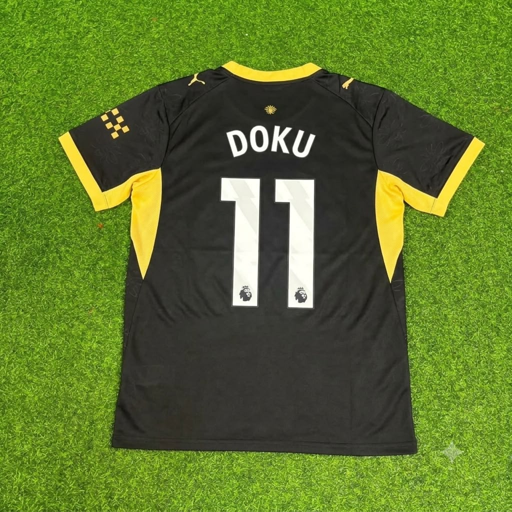 Jeremy Doku 11- Manchester City Away New Season 2027 Jersey Trikot Maillot Soccer Shirt