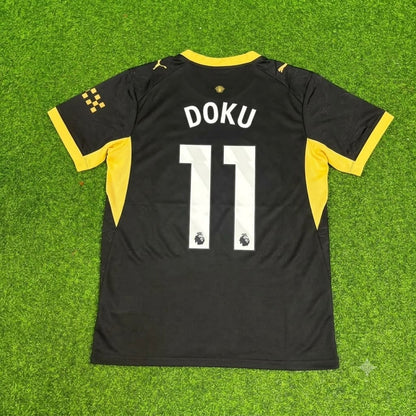Jeremy Doku 11- Manchester City Away New Season 2027 Jersey Trikot Maillot Soccer Shirt