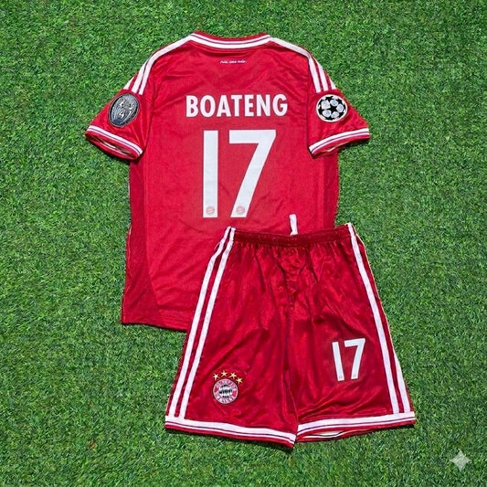 Jérôme Boateng #17 FC Bayern München 2013 Champions League Finale Kinder Retro Trikot