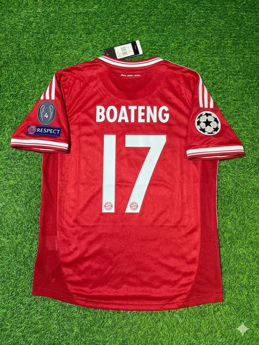 Jérôme Boateng 17- Bayern Munich 2013 Champions League Wembley Final Jersey Trikot