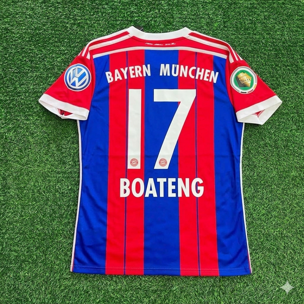 Jérôme Boateng 17- Bayern Munich 2014-2015 Trikot Kit Jersey Soccer Shirt