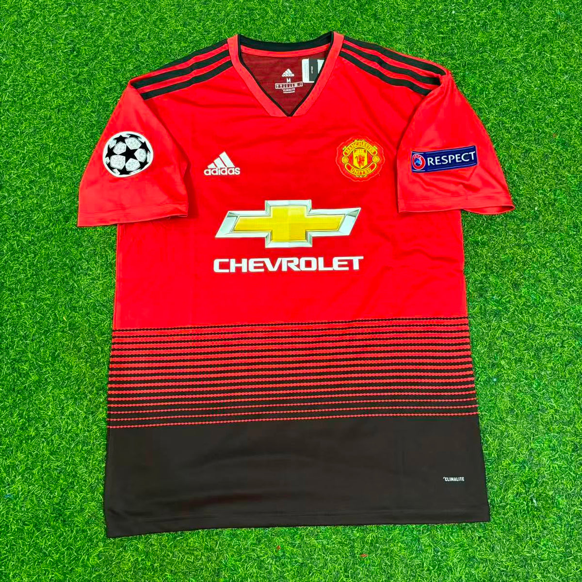 Jesse Lingard #14 Manchester United 2018/2019 Season Home Red Retro Football Jersey