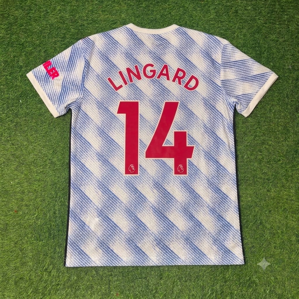 Jesse Lingard Manchester United 2021-2022 Final Season Away Retro Football Jersey