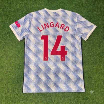 Jesse Lingard Manchester United 2021-2022 Final Season Away Retro Football Jersey