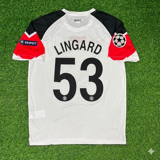 Jesse Lingard #53 Manchester United 2011 Champions League Final White Football Jersey