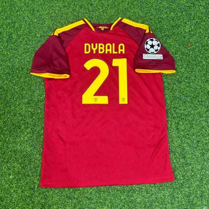 Paulo Dybala #21 Champions League Patch Football Jersey Maglia