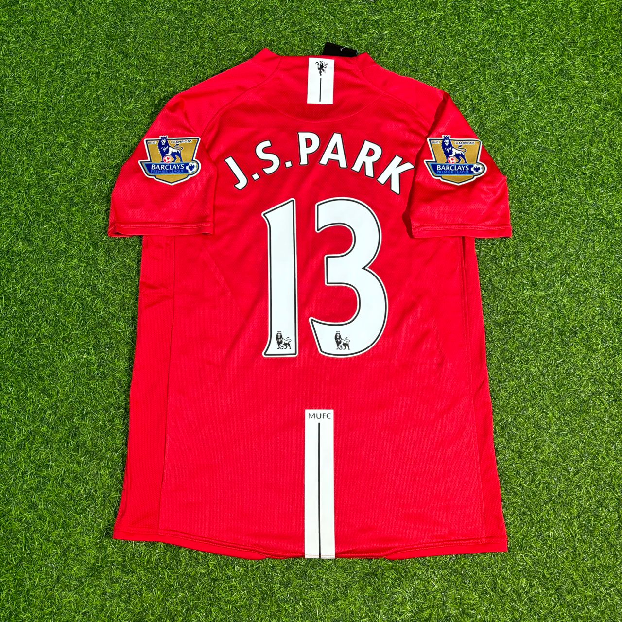 Ji-sung Park Manchester United 2007 2008 EPL Retro Red Jersey Trikot