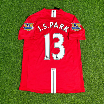Ji-sung Park Manchester United 2007 2008 EPL Retro Red Jersey Trikot