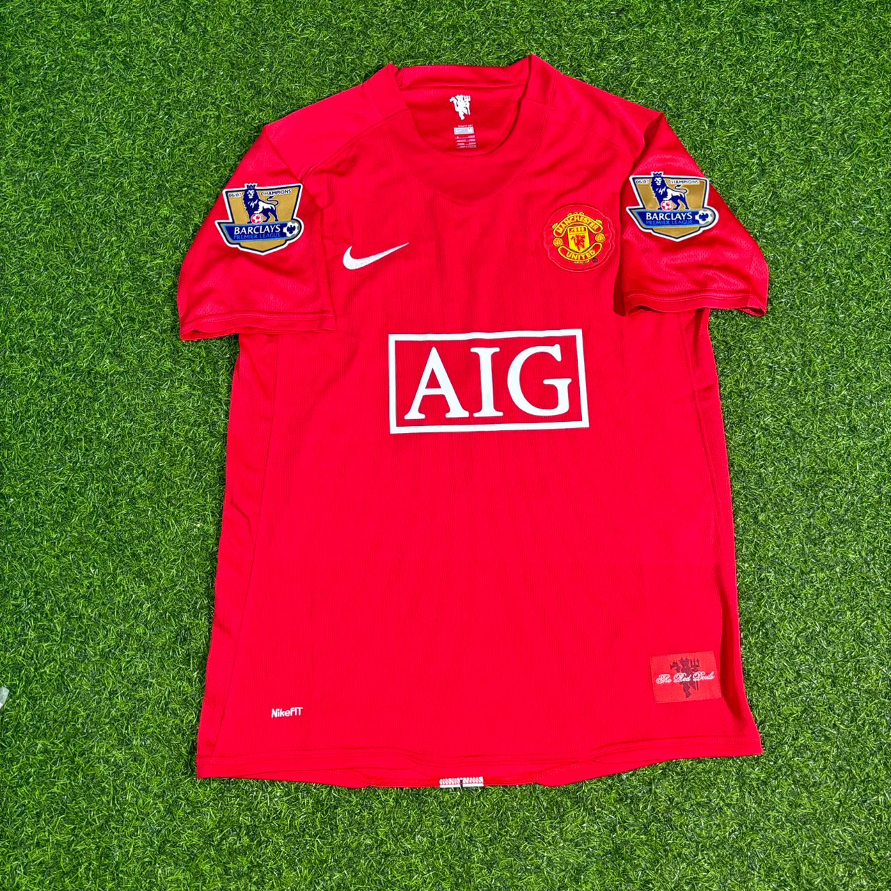 Ji-sung Park Manchester United 2007 2008 EPL Retro Red Jersey Trikot