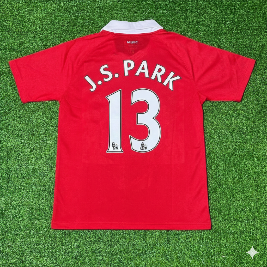 Park-Ji Sung  Manchester United 2010/2011 Retro Home Football Jersey