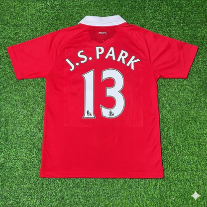 Park-Ji Sung  Manchester United 2010/2011 Retro Home Football Jersey