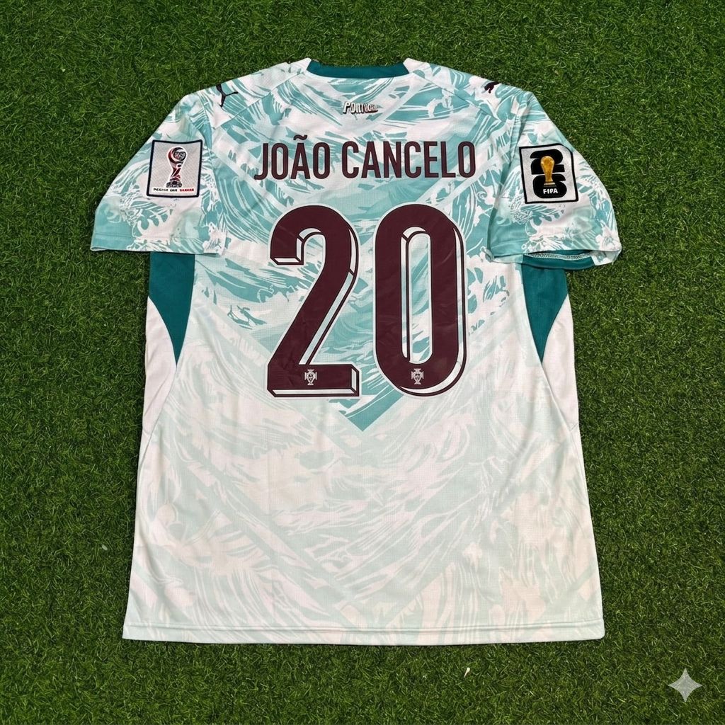 Joao Cancelo Portugal 2026 World Cup White Away Football Jersey