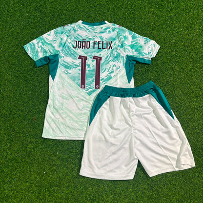 João Félix Kids Portugal 2026 World Cup White Away Football Jersey