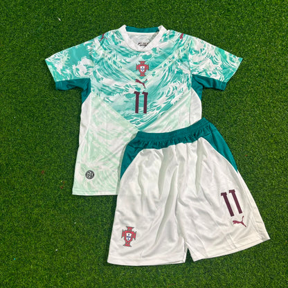 João Félix Kids Portugal 2026 World Cup White Away Football Jersey