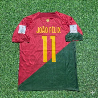 João Félix #11  Portugal 2022 World Cup Home Retro Football Jersey