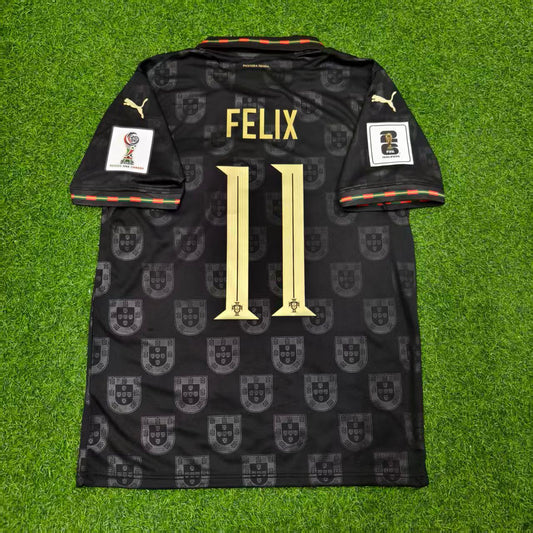 João Félix Portugal 2026 World Cup Black Football Jersey