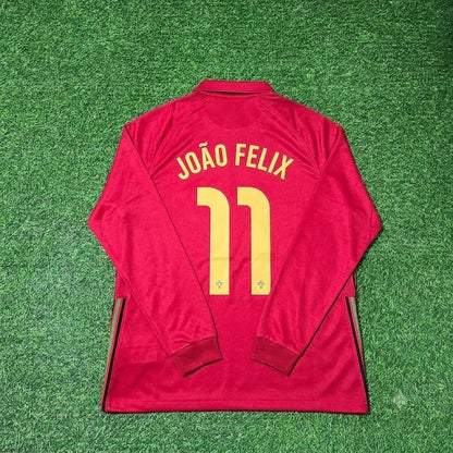 Joao Felix Portugal Commemorative Long Sleeve Football Jersey Kit