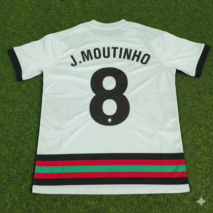 Joao Moutinho Portugal EURO 2020 Retro Away Football Jersey