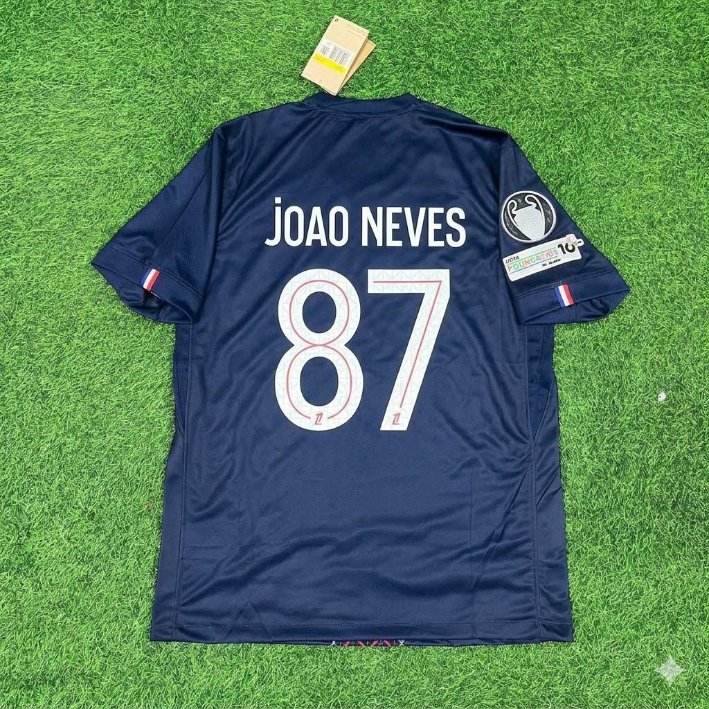 João Neves #87 New Season Jersey – | Trikot | Maillot Soccer Shirt