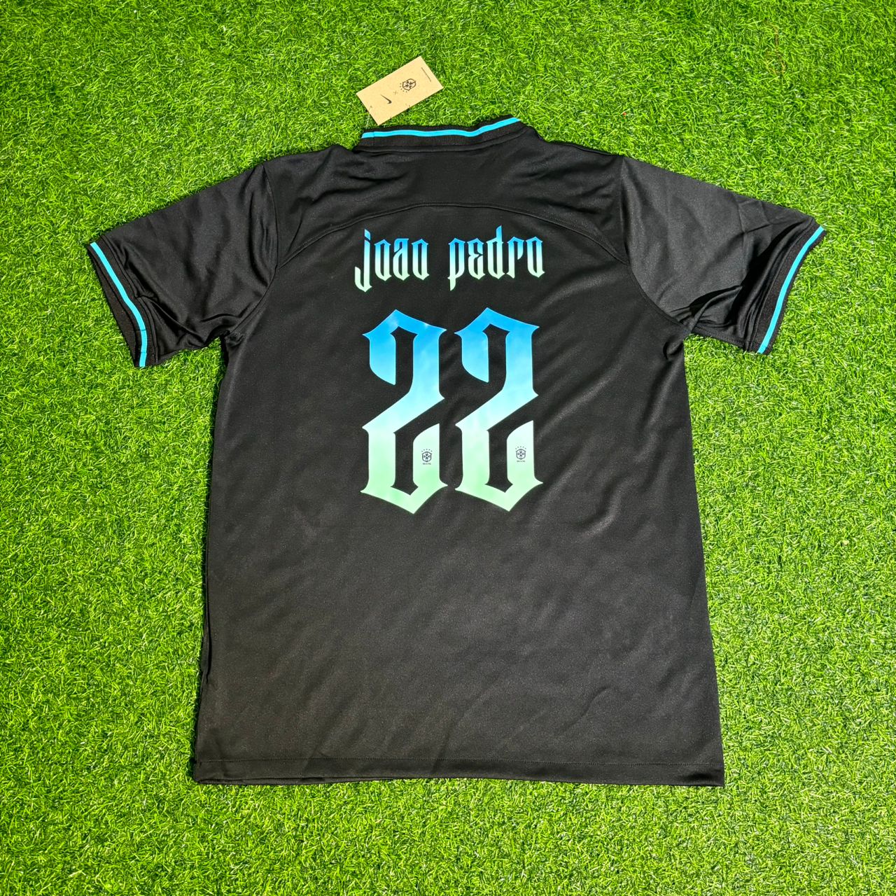 Joao Pedro Brazil Retro Football Jersey Trikot Maglia Soccer Shirt