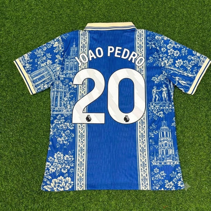 João Pedro Chelsea 2027 Blue-hite Jersey Maillot Trikot Maglia Soccer Shirt