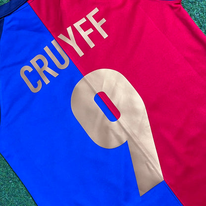 Johan Cruyff – Barcelona Special Retro Kit Jersey – | Trikot | Maillot Soccer Shirt