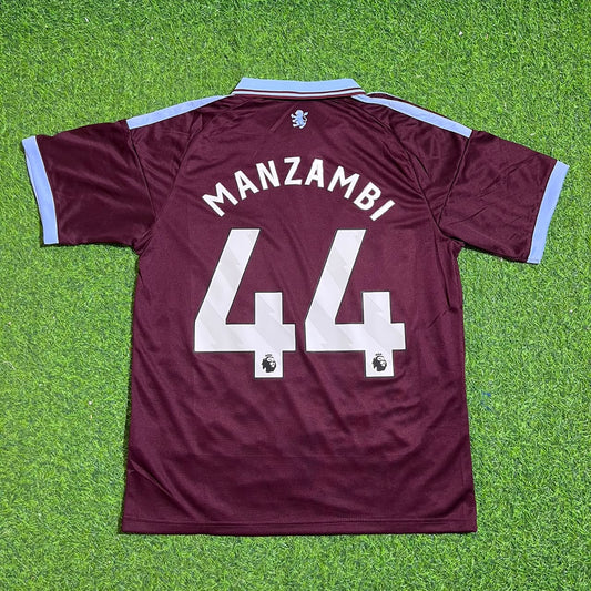 Johan Manzambi #9 Aston Villa 2027 Home Kit New Season Jersey Trikot Maillot