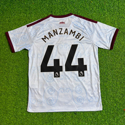 Johan Manzambi #9 Aston Villa 2027 Third Kit New Season Jersey Trikot Maillot