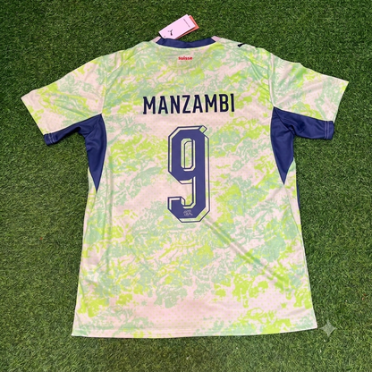 Johan Manzambi #9 Switzerland 2026 World Cup Away Kit Jersey Trikot Maillot