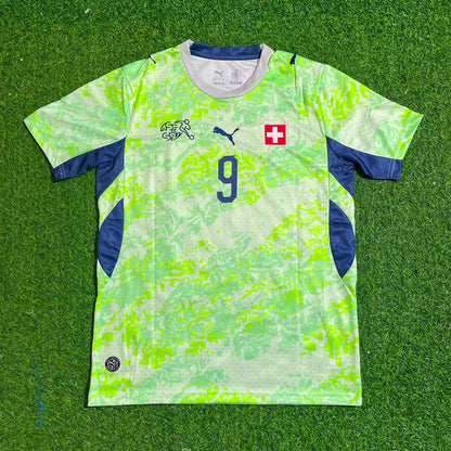 Johan Manzambi #9 Schweiz 2026 WM Auswärtstrikot