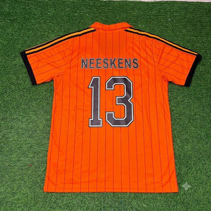 Johan Neeskens Netherlands 1974 Retro Home Football Jersey