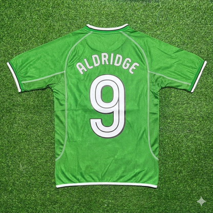 John Aldridge Ireland Retro Green Football Jersey