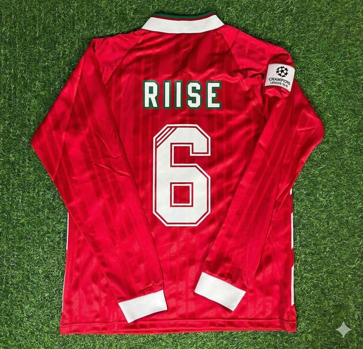 John Arne Riise Liverpool Long Sleeve Retro Kit Jersey Trikot Maillot Soccer Shirt