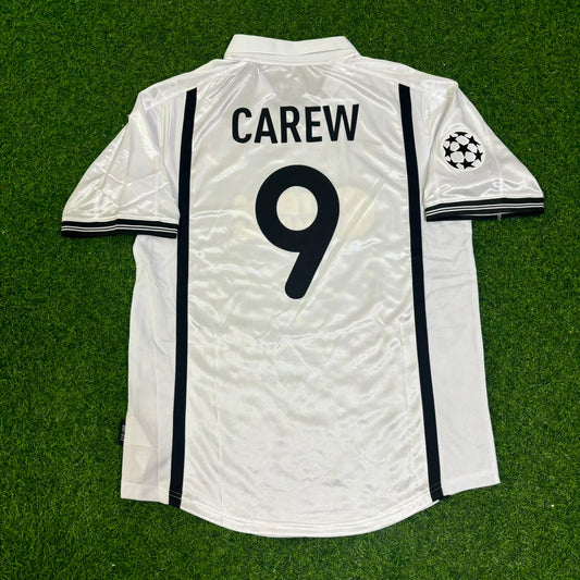 John Carew Valencia 2001 Milano Champions Final Retro Football Jersey