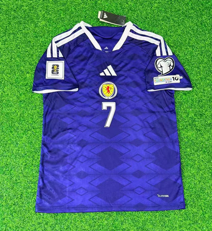 John McGinn Scotland 2026 World Cup Football Jersey Kit