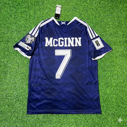 John McGinn Scotland 2026 World Cup Football Jersey Kit