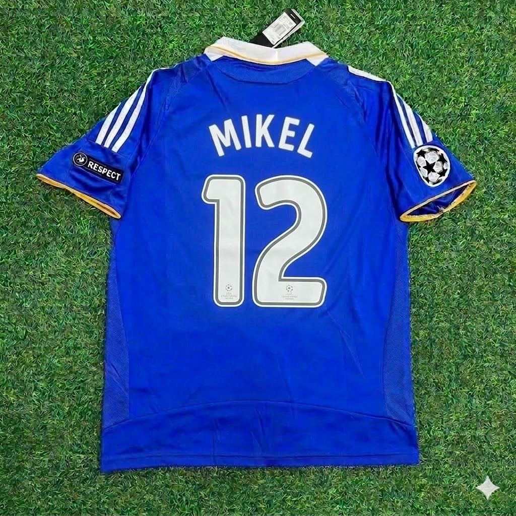John Obi Mikel 12- Chelsea 2008 Champhions League Final Jersey Trikot Soccer Shirt