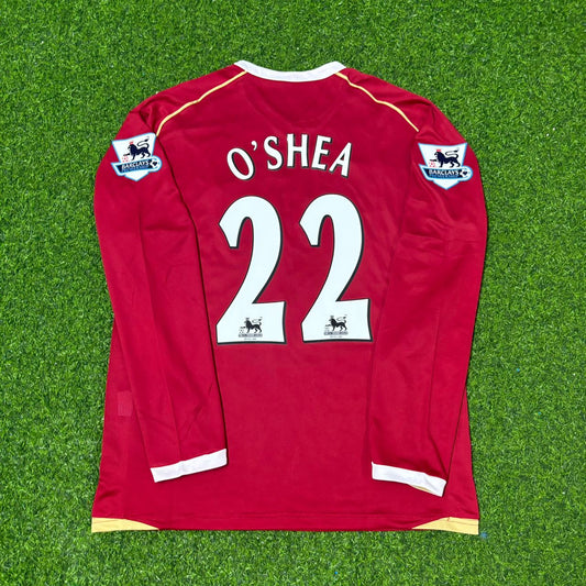 John O'Shea Manchester United 2006-2007 Red Football Jersey